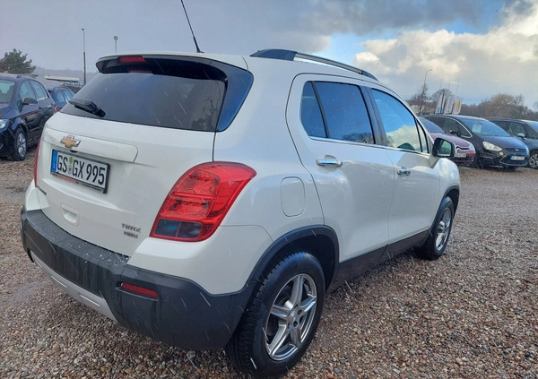 Chevrolet Trax cena 35900 przebieg: 219000, rok produkcji 2013 z Lębork małe 781